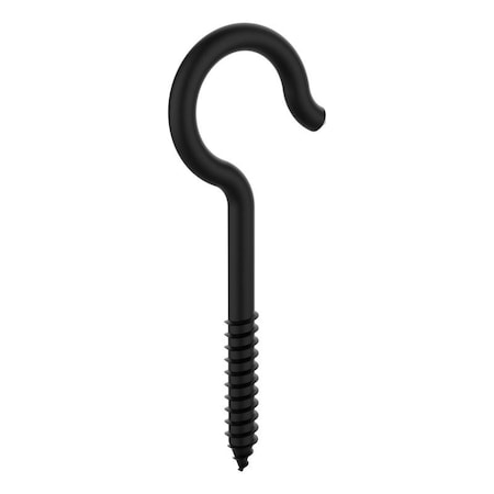 National Hardware National Hardware Medium Storm Shine Black Steel 4-1/8 in. L Ceiling Hook 1 pk N820-122